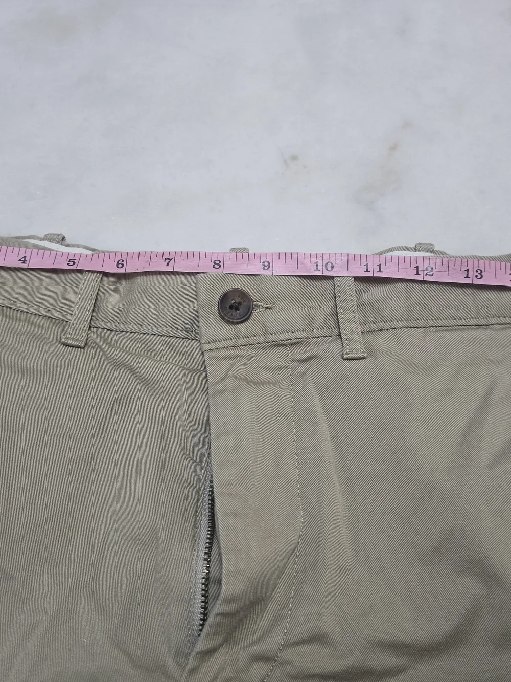 J. Crew MENS tretch Chino Shorts in Khaki